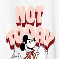 thumbnail image 3 of Disney - Mickey & Friends - Mickey Staying in for the Day - Not Today - Women's Short Sleeve Graphic T-Shirt, 3 of 5
