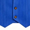 thumbnail image 7 of Mens Linen Textured Sets 2 Piece Outfits Sleeveless V Neck Shirt Vest and Pants Set Vacation Outfit for Men Summer Beach Suits Blue, 7 of 7