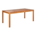 thumbnail image 3 of SAFAVIEH Outdoor Collection Marson Expandable Dining Table Natural, 3 of 10