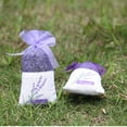 thumbnail image 3 of EeaseMX 25 bolsitas vacías de lavanda con estampado floral, bolsitas de fragancia para dormir relajante (morado oscuro), 3 of 7