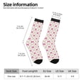 thumbnail image 2 of Picia Retro bows Print Athletic Socks for Men & Women – Cushioned Moisture-Wicking Crew Socks for Sports, Running, and Training, Soft & Breathable Size 5-11, 2 of 6