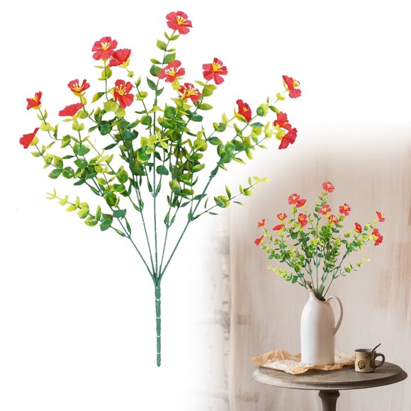 Kingtowag Artificial Morning Glory Hanging Vine Plant Outdoor Indoor Porch Garden Decor, 35-Inch Artificial Morning Glory Hanging Plant, Lifelike Flowers and Leaves, for Indoor or Outdoor Decor (#D)