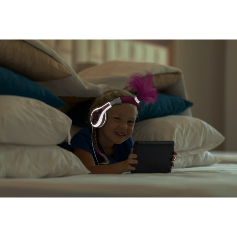 Trolls World Tour Kids Headphones Adjustable Headband Stereo Sound 3.5Mm Jack Wired Headphones for Kids Tangle Free Volume Control Foldable Childrens Headphones Over Ear for School Home Trave Walmart....
