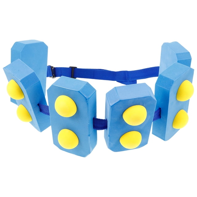 KAKOWELY swim float EVA Swim Float Belt Adjustable Back Float Float Pool Belt Water Exercise Belt Kids Swim Belt Swim Training Belt for Kids Blue18.11"X5.51"X1.97"