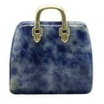 thumbnail image 2 of Sunjoy Tech Handbag Statue Hand Carved Fine Texture Anti-fade Not Easy to Break Wide Application Home Decor Exquisite Faux Crystal Handbag Model Desktop Decor, 2 of 8
