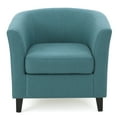 thumbnail image 2 of GDF Studio Naria Fabric Club Chair, Dark Teal, 2 of 6