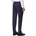 thumbnail image 3 of INSPIRE CHIC Men's Pants Stripes Zipper Closure Front Pockets Dress Pants 38 Navy Purple, 3 of 7