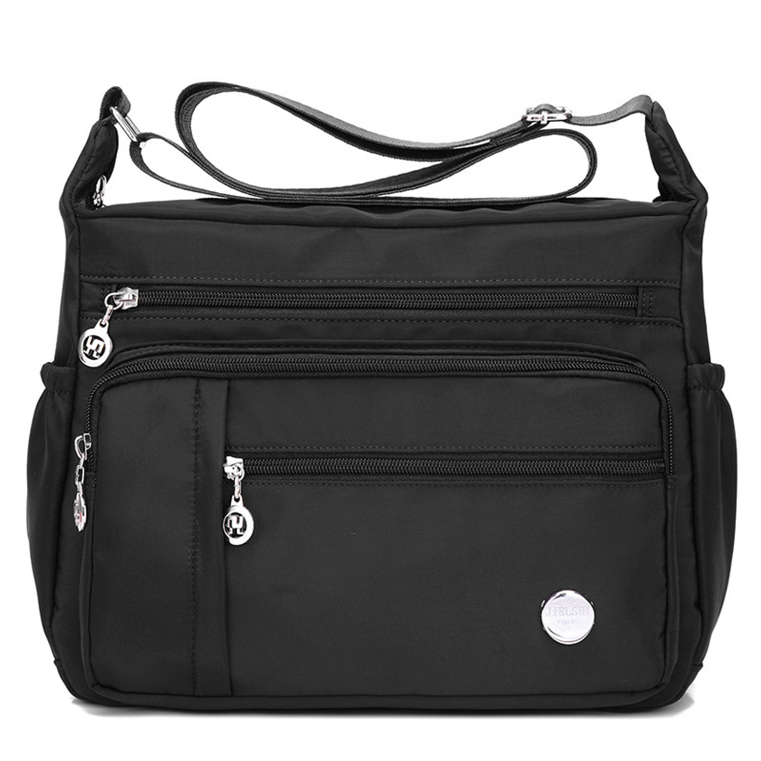 Ablanczoom Women's Shoulder Bag, Multi-Pocket, Black photo 1