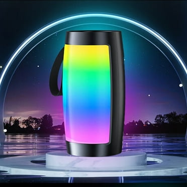 Sales Today Clearance! FAJHHA Wireless Bluetooth Mini Speaker,Portable Outdoor Subwoofer with Colorful Light & Card Insertion Function