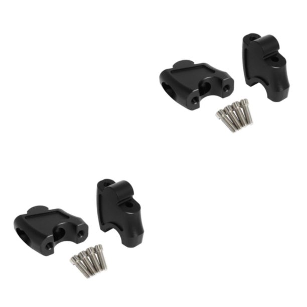 Sidaley Soporte elevador de manillar de motocicleta para CMX500 CMX300 negro Negro 2piezas