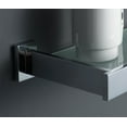 thumbnail image 3 of Edge Glass Shelf Chrome, 3 of 3