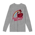 thumbnail image 4 of A Nightmare On Elm Street Follow Your Dreams Adult Heather Gray Crew Neck Long Sleeve Tee-Small, 4 of 7