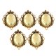 thumbnail image 2 of Aleación de cristal colgante 5 Unids / lote Crystal Rihnestone Redondo Colgante DIY Joyería Colgante Amarillo Claro Amarillo claro Magideal Aleación de cristal colgante, 2 of 7