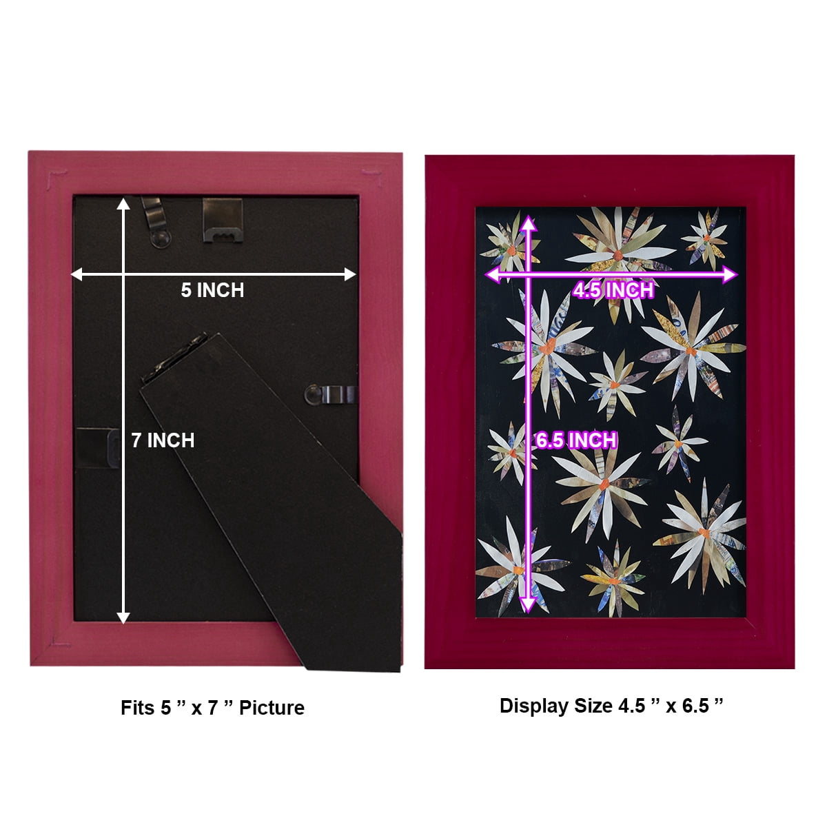 Starburst Too I - Framed Print w/glass - Cherry Red
