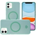thumbnail image 2 of For Apple iPhone 12 / 12 Pro Hybrid Slim TPU IMD Fashion Premium Recycled Eco-Friendly Magnetic Circle Compatible with MagSafe Cover ,Xpm Phone Case [ Matte Green ], 2 of 9