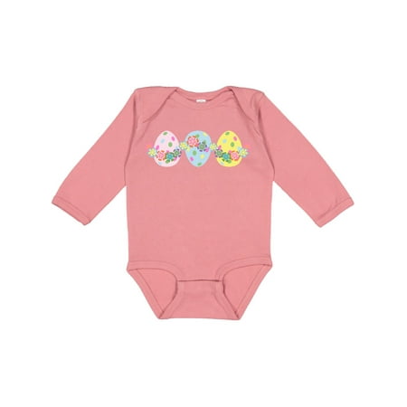 

Inktastic Easter Eggs N Garland Gift Baby Girl Long Sleeve Bodysuit