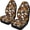 Skulls, variant on XYZCANDO 2 Pack Car Seat Covers for car Front Seats Car Front Seat Covers Washable Stretchy, Auto SUV Sedan Vehicle Seat Protector, Palm Leaves Frangipani