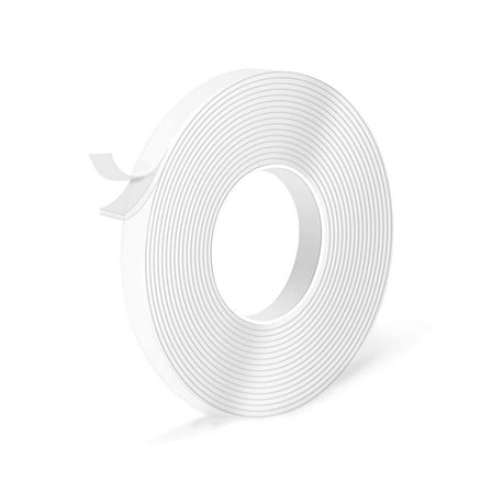 Nano Tape 0.39in x 10ft, Double Sided Tape Heavy Duty Mounting Tape, Transparent Tape Strong Adhesion Clear Tape, Nano Double Sided Tape Waterproof for Picture Hanging Carpet Tape LED Strip Light