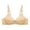 Beige, variant on LYEAA Push up Bras for Women Plus Size No Underwire Soft Everyday Bras Wireless Support Solid Lift Sleep Bras Comfortable Wirefree Breathable Shaping Daily Bralette Beige M