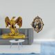 thumbnail image 2 of Escultura de resina, figura, estatua, marco de fotos, marco de de arte con material de resina, diseño vintage creativo, adecuado para estantería, 2 of 7