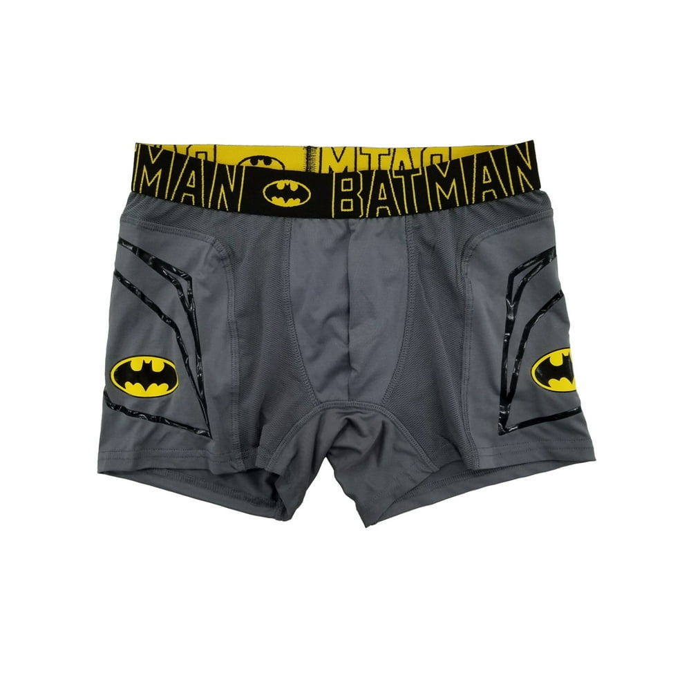 DC Comics - DC Comics Mens Gray Batman Performance Stretch Underwear