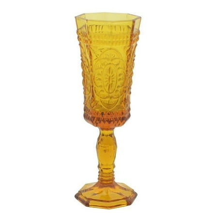 10 Strawberry Street Vatican Champagne Glass in Amber (Set of 6)