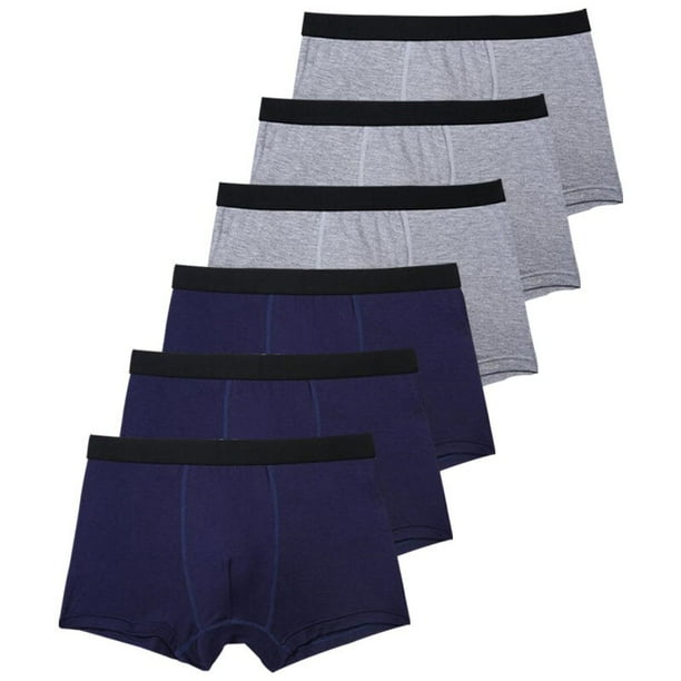 6 unids set Boxer negro para hombre calzoncillos de bambu para hombre calzoncillos transpirables para hombre envio gratis ropa interior Sexy para hombres regalos Tan Jianjun unisex Bodega Aurrera en l...