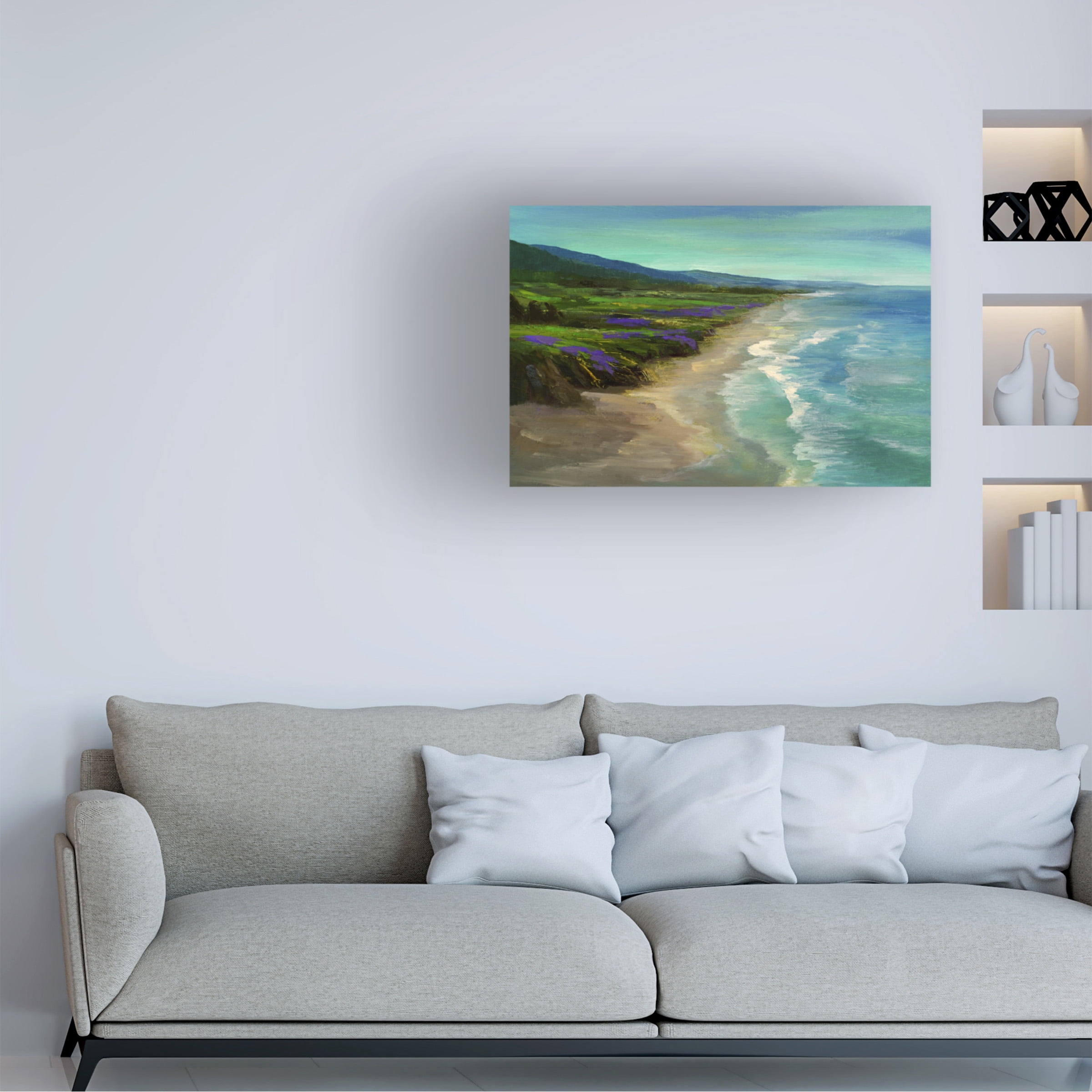 Sheila Finch 'Montara Beach' Canvas Art