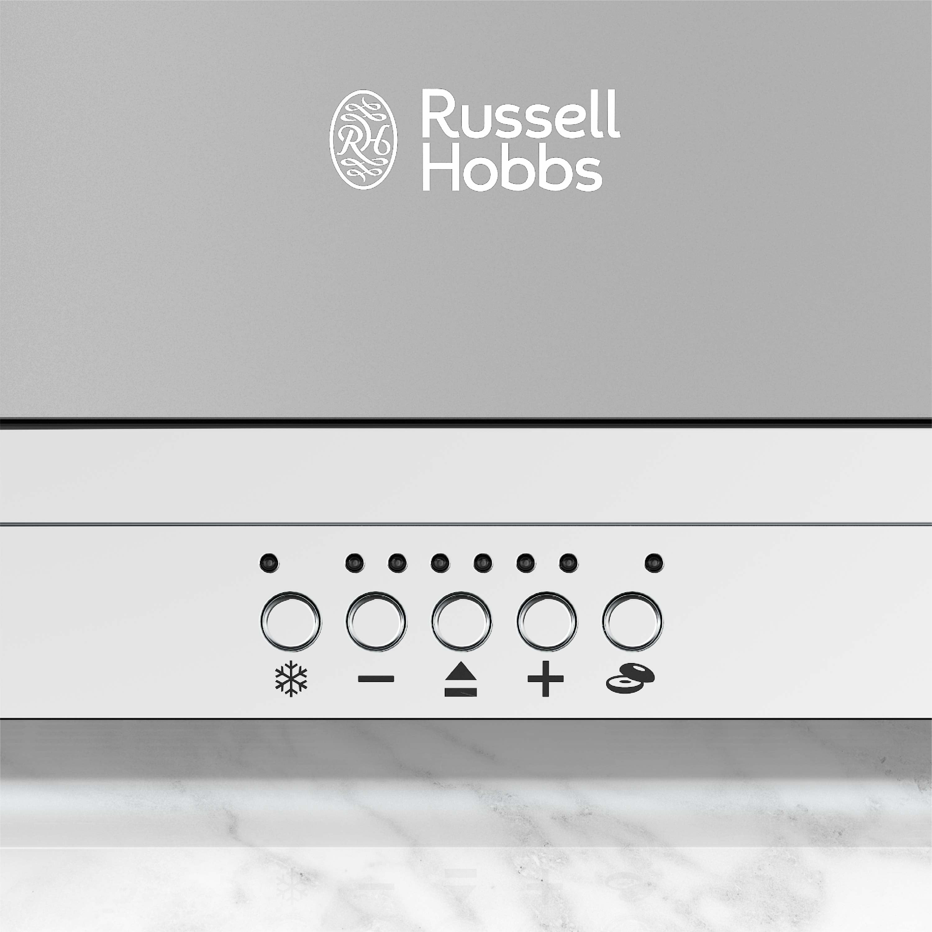 Russell Hobbs 1200W Stainless Steel 2-Slice Modern Silver 6-Mode