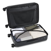 SWISSGEAR Stride Hardside Medium Checked Spinner, Black
