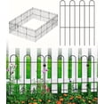 thumbnail image 2 of OLOV Decorative Garden Panels Fences, Rustproof Metal, 25 Pack, 16.5" x 12.6" in, 2 of 9