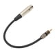 thumbnail image 5 of Cable De 1/8 De Pulgada A XLR, Diseño Buck Duradero Cable De Micrófono De 3,5 Mm A XLR De Ancho Compatible Macho A Hembra Para Computadora Portátil Para Tableta, 5 of 8