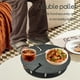 thumbnail image 2 of Clearance Outdoor Wine Table, Portable Wooden Picnic Tray With Glass Holders, Portable Table With Glass And Bottle Storage, Picnic Basket With Table Ideal For Beach Days,, 2 of 4