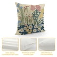 thumbnail image 4 of Patifu   Embroidery Floral Pattern Throw Pillow Covers  Couch Pillows Case for Bed Living Room Chair, No Insert   12x12in, 4 of 5