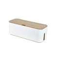 thumbnail image 2 of Caja organizadora de cables perfecl ABS y alimentación Ocultador de gestión de cables Pequeño blanco, 2 of 7