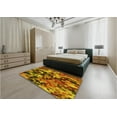 thumbnail image 5 of Ahgly Company Machine Washable Indoor Rectangle Transitional Yellow Area Rugs, 8' x 12', 5 of 7
