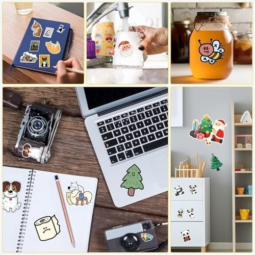 Tekola 60 Sheets Premium Printable Vinyl Sticker Paper for Inkjet Printer, Matte White Adhesive Paper Waterproof, Durability Adhesive Paper 8.5x11, Fast Dry, Holds Ink Well, Great for Cutting Mac