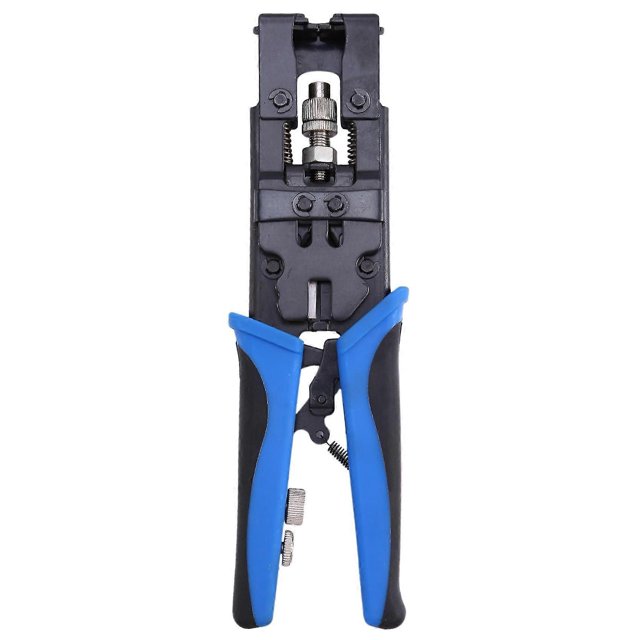 1pc Durable Coax Compression Crimper Tool Bnc/rca/f Crimp Connector Rg59/58/6 Cable Wire Cutter Adj