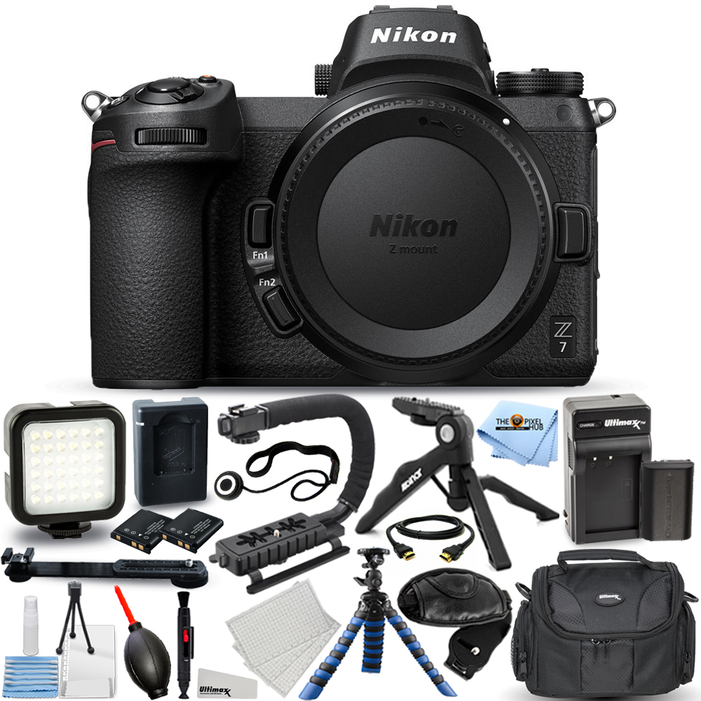Nikon Z7 Mirrorless Digital Camera (Body Only) + EXT BATT + LED Light Bundle - image 1 of 6