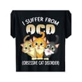 thumbnail image 2 of Nueva camiseta de edición limitada "Sufro de TOC", trastorno obsesivo por gatos, regalo para amantes de las mascotas., 2 of 7