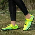 thumbnail image 6 of Beach Water Shoes for Women Men - Quick Dry Non- Wide Toe Barefoot Footwear for Swimming Pool Aqua Surf Hiking Walking Yoga Unisex Athletic Sports(Green/43), 6 of 8