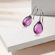 thumbnail image 1 of Piedras preciosas ovaladas para mujeres y niñas para boda, accesorio elegante de moda, pendientes de diseño Simple, joyería clásica, pendientes colgantes con Púrpura Hugo Pendiente del perno prisionero de las muchachas, 1 of 8