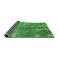 thumbnail image 2 of Ahgly Company Indoor Round Oriental Emerald Green Industrial Area Rugs, 3' Round, 2 of 4