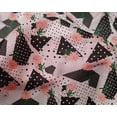 thumbnail image 4 of oneOone Silk Tabby Pale Pink Fabric Geometric & Rose Floral Craft Projects Decor Fabric Printed By The Yard 42 Inch Wide, 4 of 4