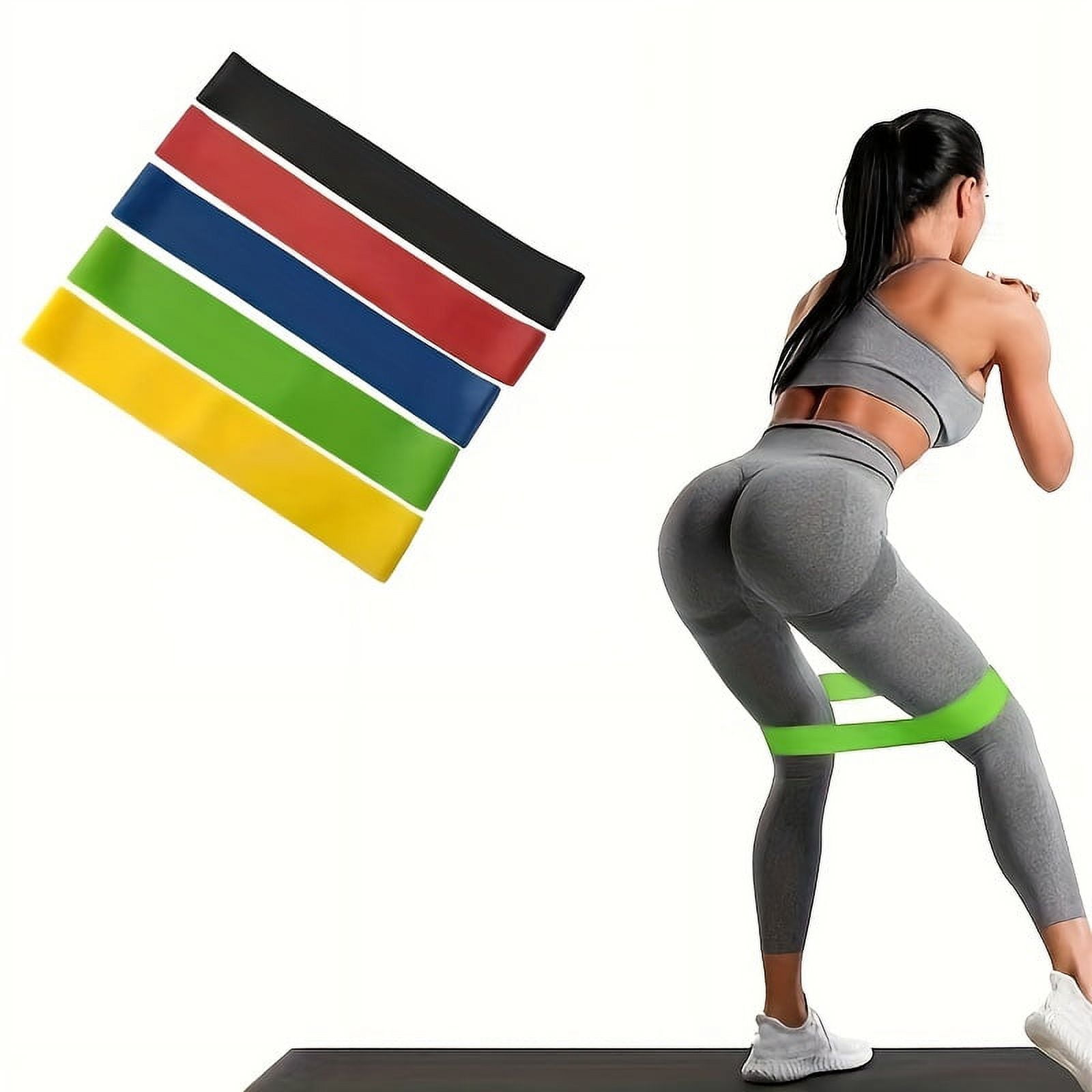 DABEI 1pc Heavy Duty Latex Resistance Band, Exercise Yoga Elastic Band For Sport Strength Training, Body Stretching, Workout, Pilates