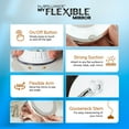 thumbnail image 3 of NU Brilliance My Flexible Mirror 5X Magnification Makeup Mirror with LED Light, 3 of 7
