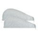 thumbnail image 1 of Toalla de microfibra para el cabello para mujer, turbante de secado rápido con lazo elástico, súper absorbente, paquete de 2., 1 of 5
