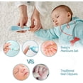 thumbnail image 5 of Electric Baby Nail Trimmer | Safe Newborn Toddler Nail File Clippers Kit for Triming and Polishing with Light, 5 of 6