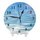 thumbnail image 2 of Reloj de pared Into The Blue: reloj de pared silencioso de 10 pulgadas que no hace tictac, estilo rústico retro campestre, decorativo para sala de estar, cocina, hogar, baño y dormitorio, 2 of 7