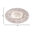 thumbnail image 5 of SAFAVIEH Brentwood Collection Area Rug - 5' Round, Cream & Grey, Medallion Distressed Design, Non-Shedding & Easy to Clean, Ideal, 5 of 5